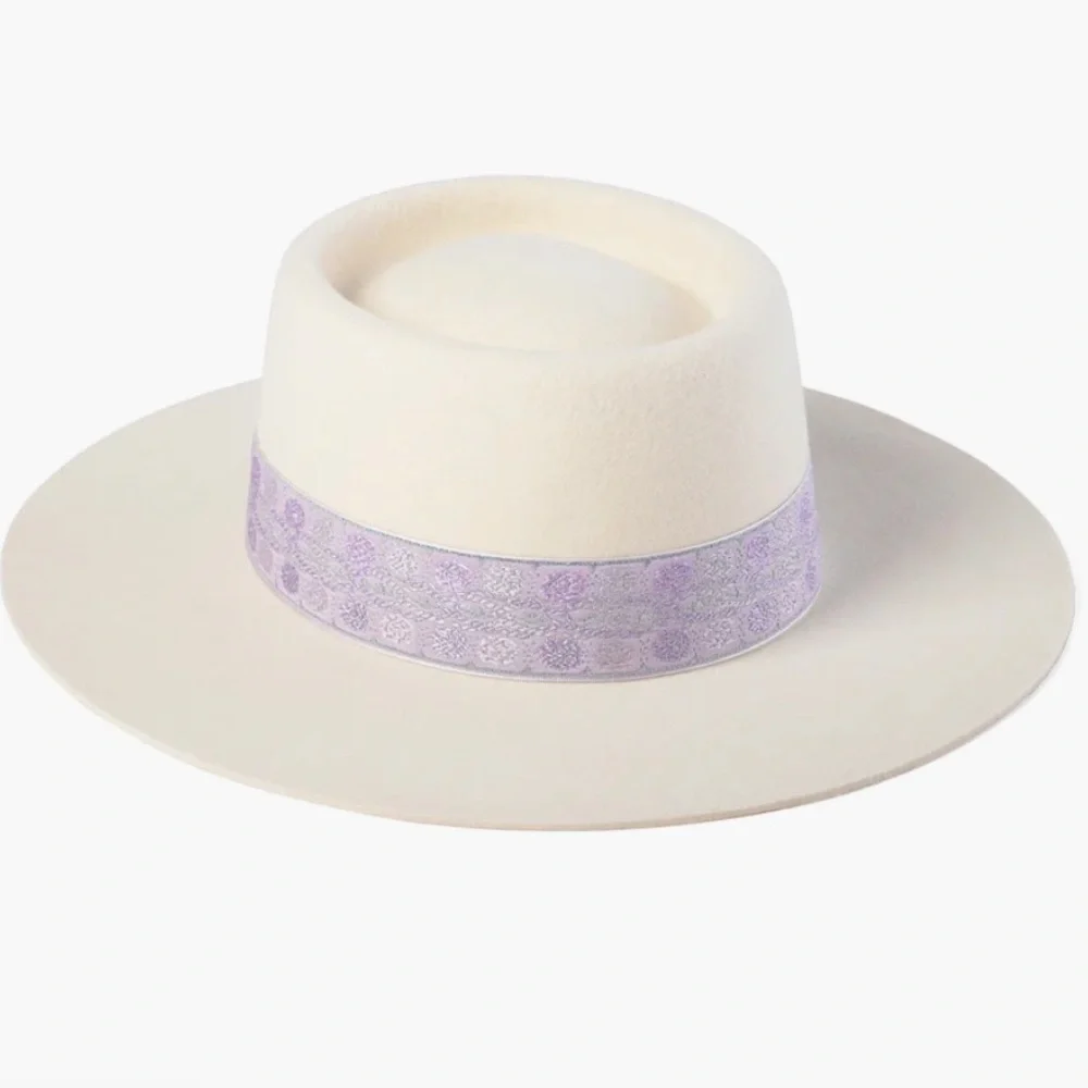 NEW Lack of Color Lavender Lolita Boater Hat - Picture 1 of 8